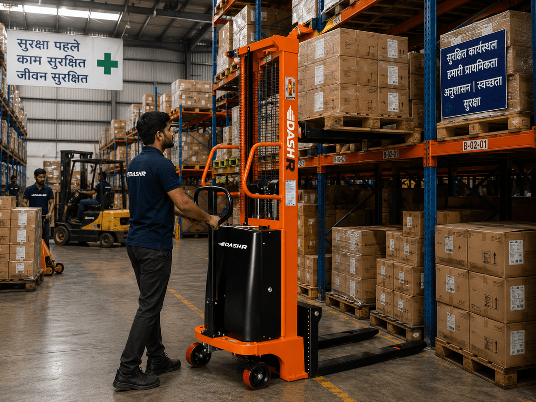 Semi-Electric Stacker