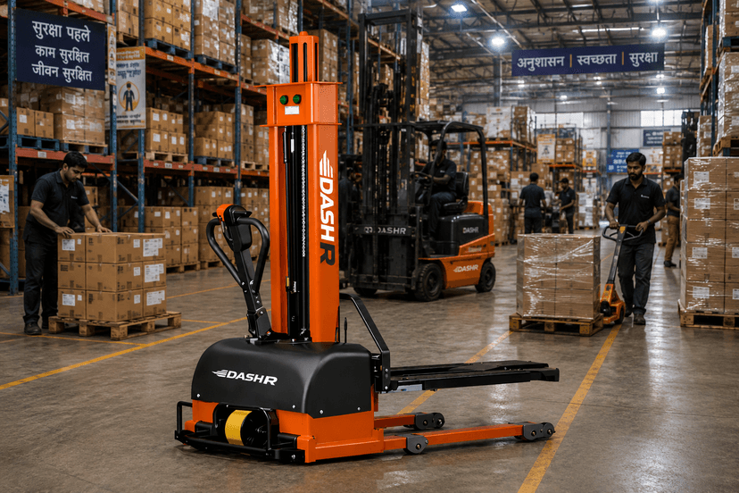 Fully Electric Self-Loading Stacker