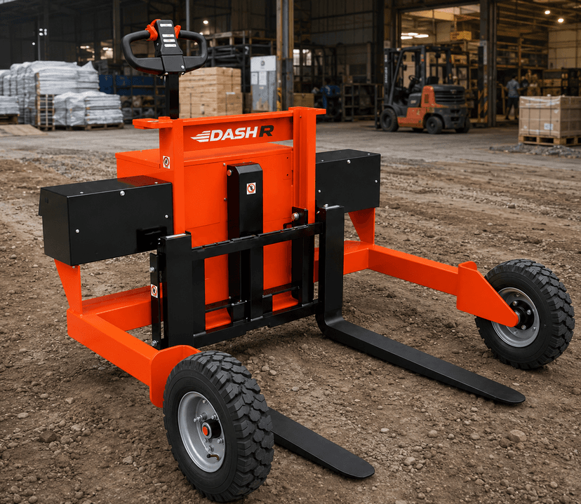 Semi-Electric Rough Terrain Pallet Truck